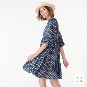 J.Crew Tiered Cotton Voile Beach Dress